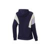 Li Ning Trainingsserie Colorblock Buchstabenlogo Lockerer Pullover Hoodie Damen Hoodies Tiefnachtblau AWDP616-1