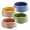 Dog Slow Food Bowl Pet 2-in-1 Anti Spill Dog Bowl Anti Slip Dog Basin PP Cat and Dog Supplies Pet Slow Food Basin