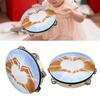 Natural Wood Musical Instruments Ergonomic Tambourines Perfect for Professional Player Students and Party Entertainment