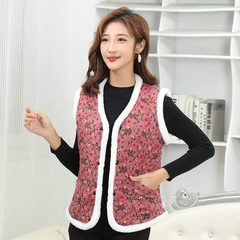 

Модный теплый жилет на флисовой подкладке, идеальный наряд для женщин XXXL