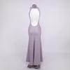 Hot-Selling Floral Halter Backless Sleeveless Gown: Sexy, Slimming, Elastic Evening Dress