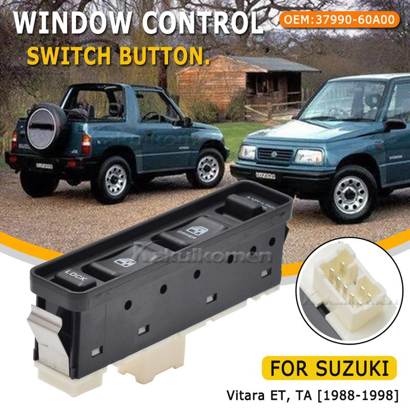 For Suzuki Escudo Vitara 1992-1998 37990-60A00 Electric Power Window Control Switch Car Window Lifter Switch Button 37995-60A00