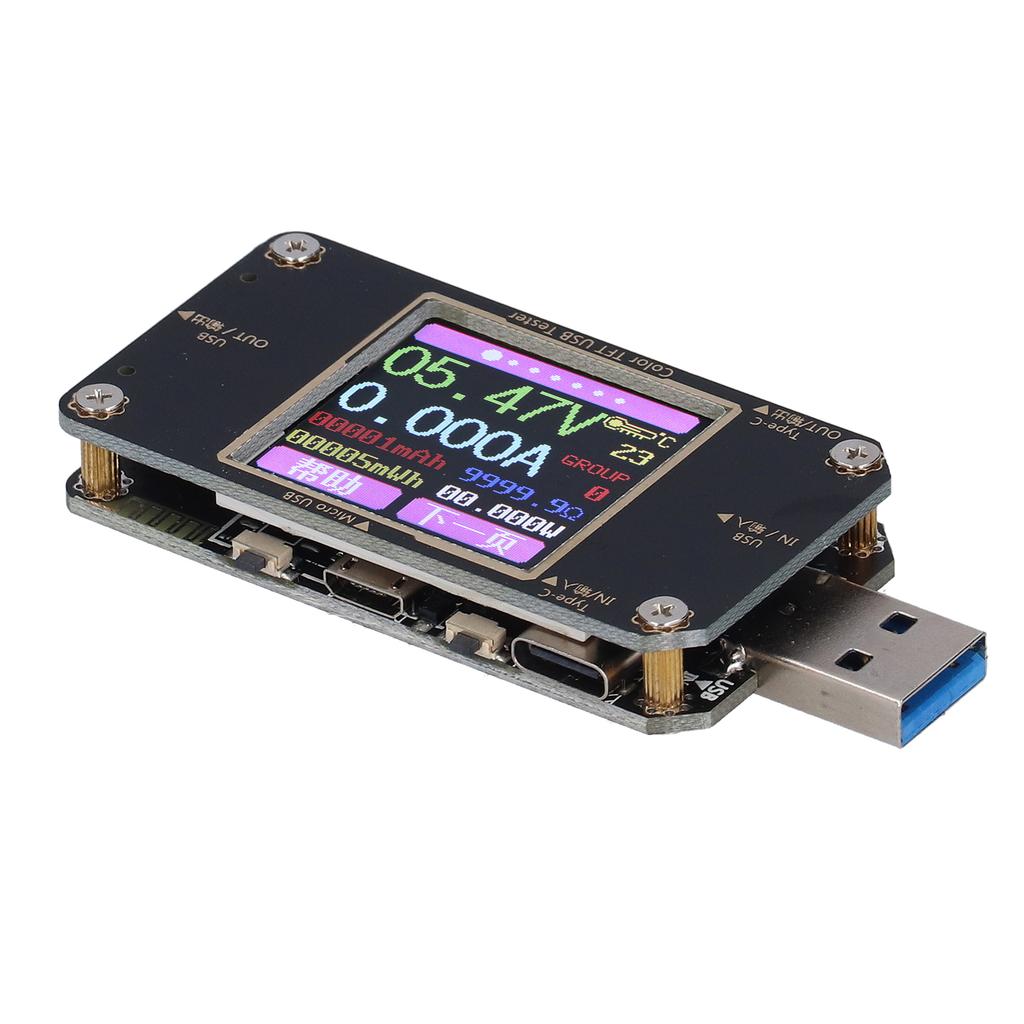 USB Leistungsmesser Tester Digitales LCD Display Bluetooth USB Sicherheitstester für Android