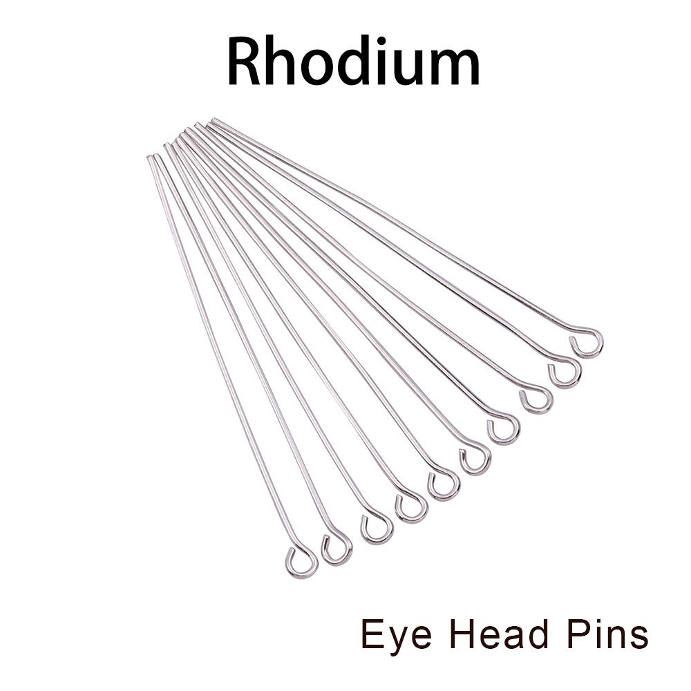 200Pcs/lot 10-50mm Flat Head Ball Head Eye Head Pins Connectors For Necklace Pendant DIY Jewelry Making Accessories Supplies