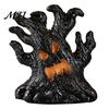 Haunted House Decoration Halloween Decoration, Ghost Face Tree Stump Lantern, LED Twisted Night Lamp Glowing Pumpkin Decor, Festival Atmosphere Horror