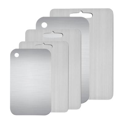 Edelstahl Verdicktes Schneidebrett Antibakteriell Schimmelresistent Knetbrett Küche Obst Gemüse