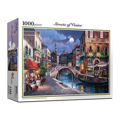 B&B Puzzle Venice Street Puzzle PL1182, gemischte Farben, 1000 Teile