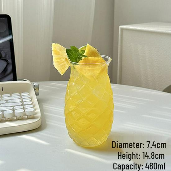 

Хрустальный бокал без ножки в форме ананаса для вина и сока – Интернет-знаменитая коктейльная чаша