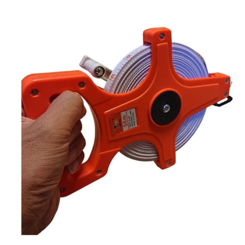 (Manaheart) 50m Tape Measure, Distance Measuring Tape, Measuring Grounds, Playgrounds, Line Drawing, Double-Sided Measuring Tape, Track and Field Line