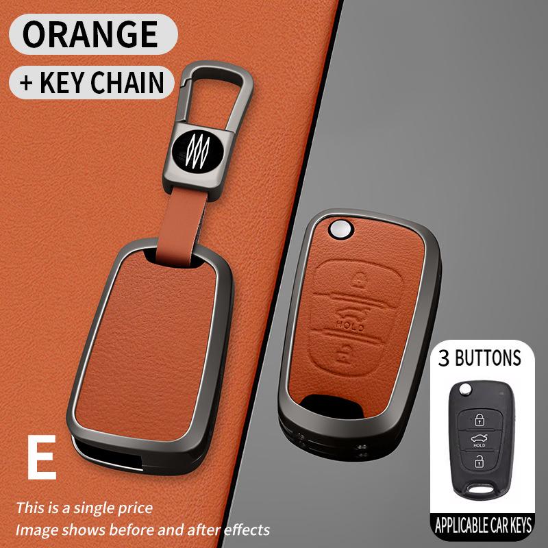 Key Cover for Older Beijing Hyundai Models: Reina (2011/2014/2015), Elantra, Reyland, and Langdong Folding Key Buckle.
