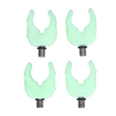 4pcs Carp Fishing Rod Rest Silica Gel Rod Butt Rest Grips Fishing Rod Holder with M3/8