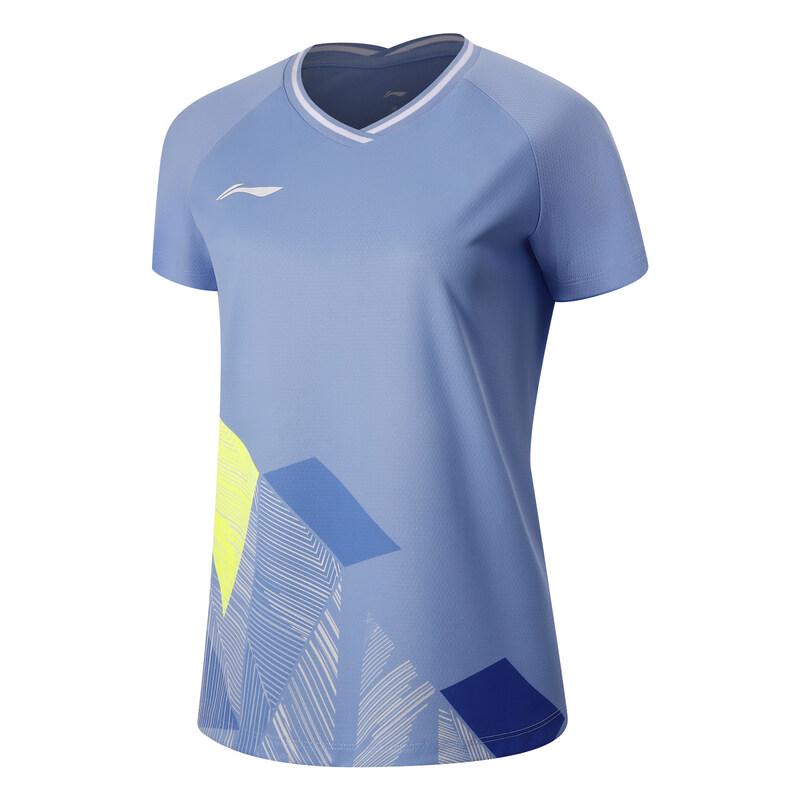 Li-Ning Quick-Dry V-Neck Badminton & Table Tennis Shirt