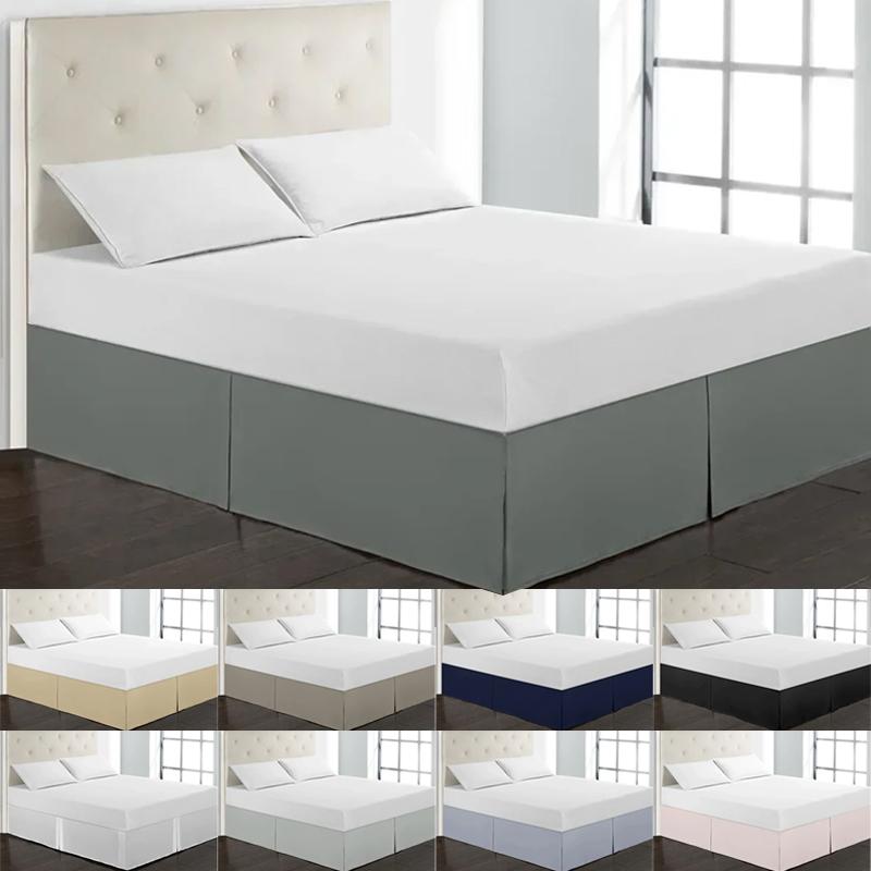 

Solid Color Grinding Plush Cloth Bed Skirt Bedspreads Home Bedclothes Hotel Household Brushed Cloths Home Decor (No Pillowcase) T(99X190cm) белый