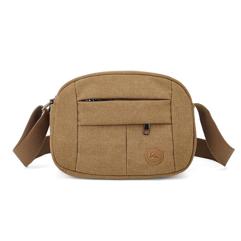 

Solid Color Shoulder Bag Women s Small Bag Lightweight Crossbody Bag Large Capacity Commuter Small Square Bag коричневий