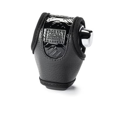 DAD GARSON Leather Shift Knob Mono Leather Enamel Universal Type for Automatic Vehicles D.A.D Cover, [Black],