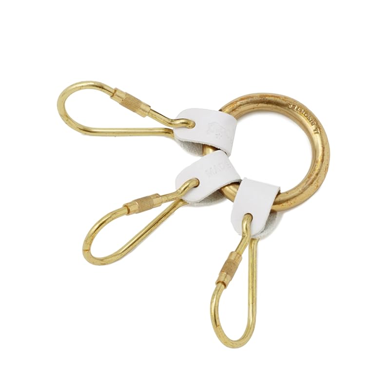 

[IL BISONTE (Il Bisonte)] key ring key ring leather genuine leather cowhide ladies men s unisex white white