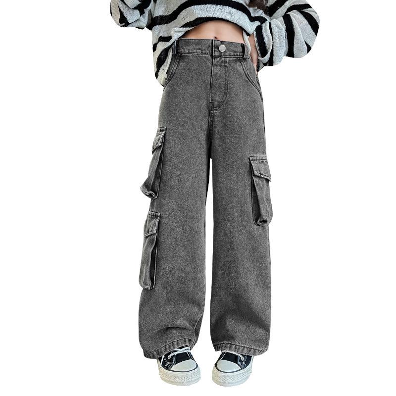 2025 Stylish Kids' Korean Denim Overalls - Spring/Autumn Fashion