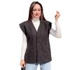 2024 Autumn/Winter Women's Solid Color V-Neck Loose Casual Vest