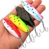 5 Pcs /box Sequined Spoon Lure for Fishing Baits, Sea Lures Tool, Wobblers Spinner,  5G, 7g, 10g, 14g, 18g, 20g,