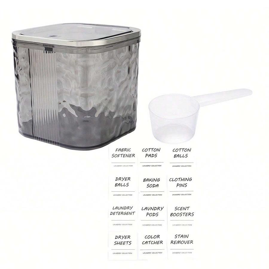 Laundry Pods Container with Lid for Laundry Room Organization Storage, Dishwasher Pods Container Laundry Detergent Pods Holder