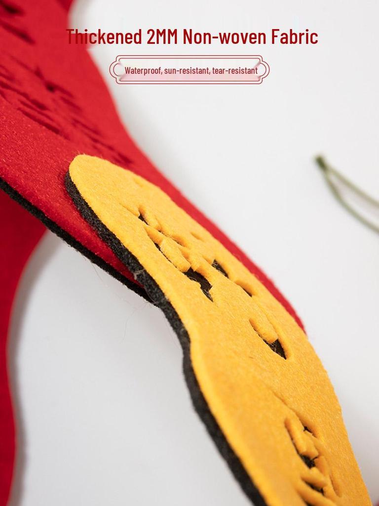 Magnetic Wedding Couplets for Bridal Chamber Doors: Flocking Cloth Decor for Bride and Groom