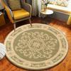 Premium Border Circular Carpet Bohemian Ethnic Style Rug Indoor Bedroom Living Room Soft Decorative Door Mat