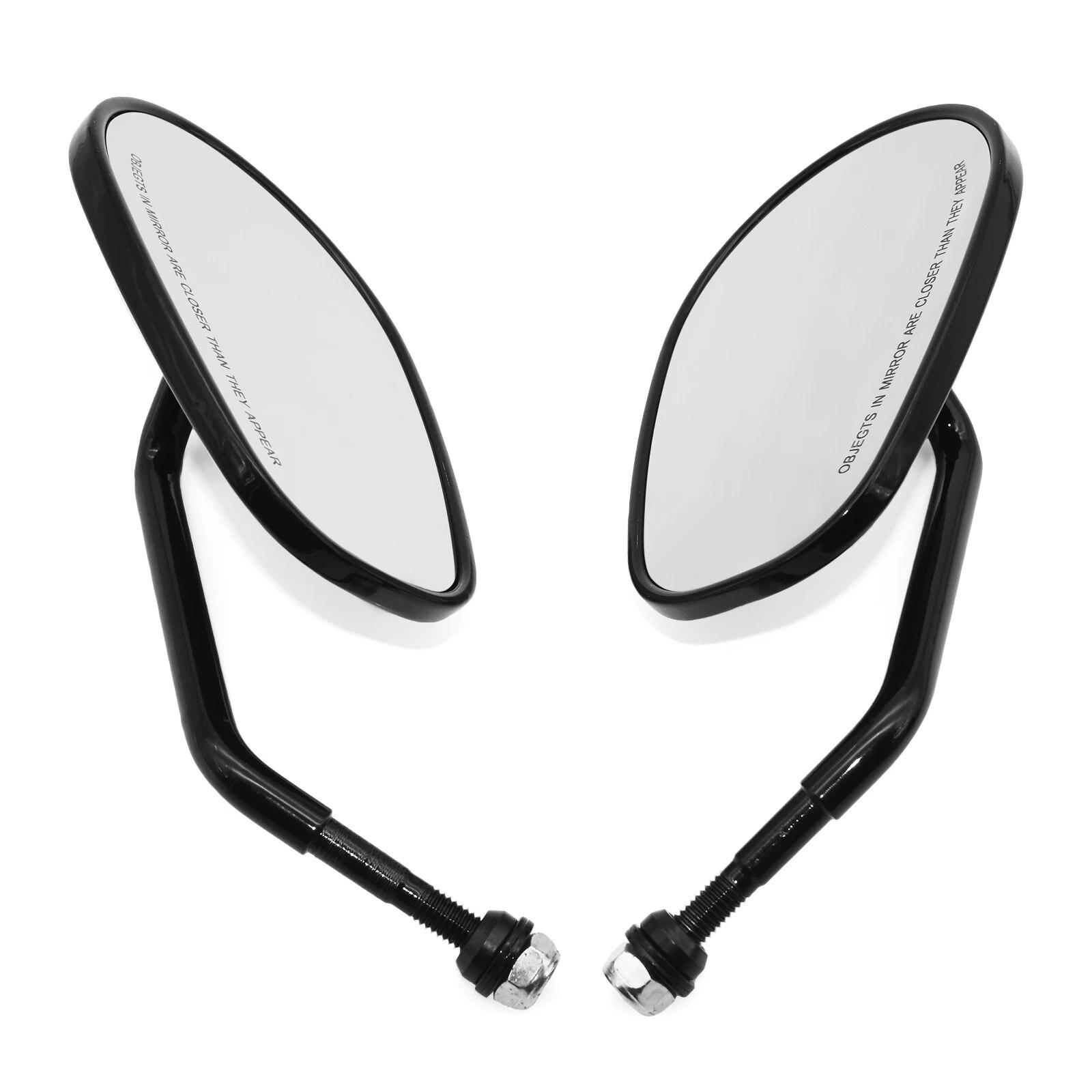 

8 мм мотоциклетные зеркала для Road King Sportster Street Glide Electra Glide Dyna Softail Road Glide, цельнометаллический вынос и корпус
