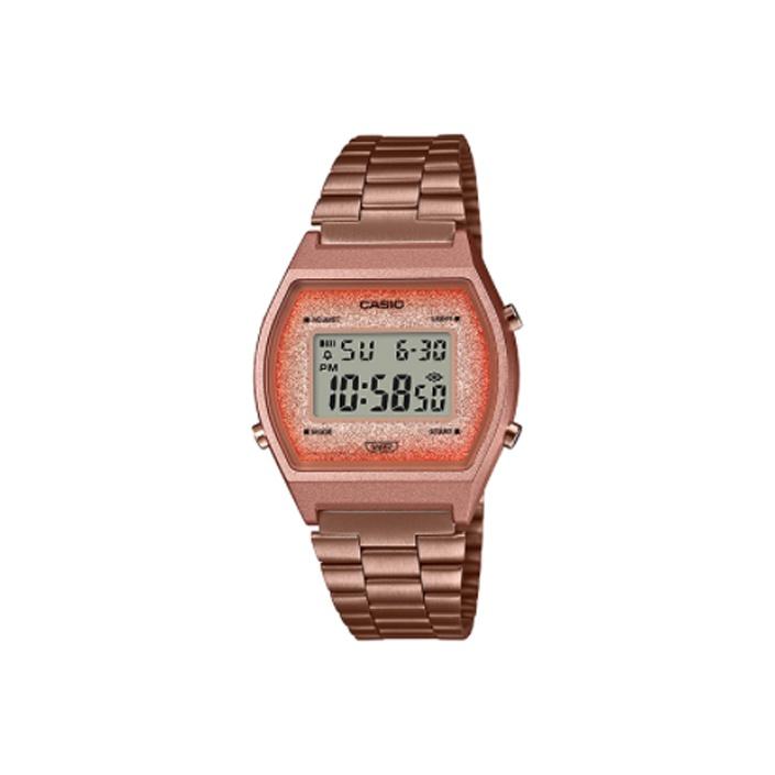 

CASIO Women s Vintage Collection Watch B640WCG-5 Pink Watch Dial