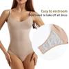 XXS Seamless Bodysuit with Breast Pads: Women's Tummy Control, Hip Lift, Shaping Camisole Girdle.