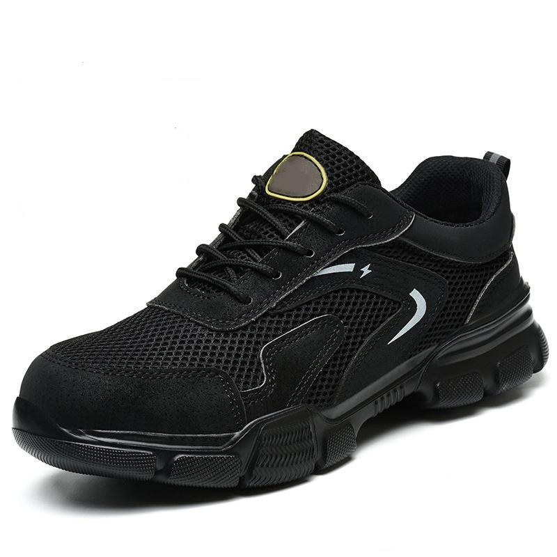 

Men s Casual Shoes, Summer Breathable, Insulated, Lightweight, Soft, Deodorant, Protective Shoes, Wear-resistant Sports Shoes 37 чорний