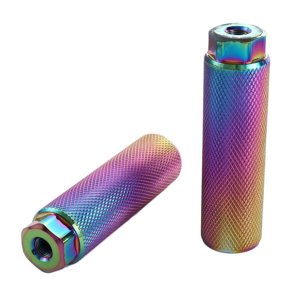 Parts Cycling Anti-Skid BMX Pegs Mountain Bike 3/8'' Axle Bike Pegs Cycling Stunt Pegs Bike Footrest Lever Bicycle Pedals