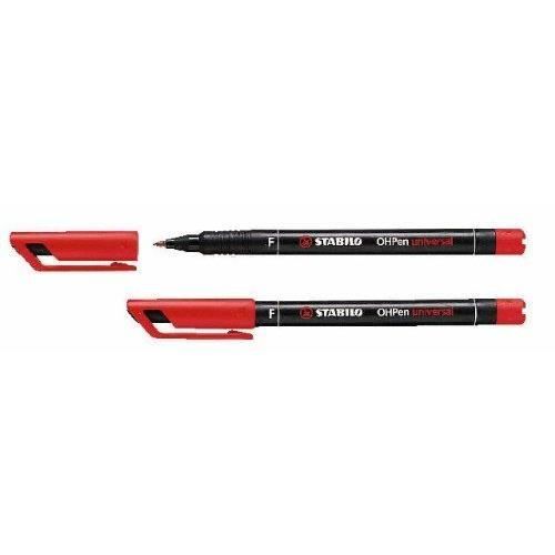 Marqueurs multi-usages - STABILO - OHpen - Pointe superfine 0,4 mm - Encre permanente - Rouge