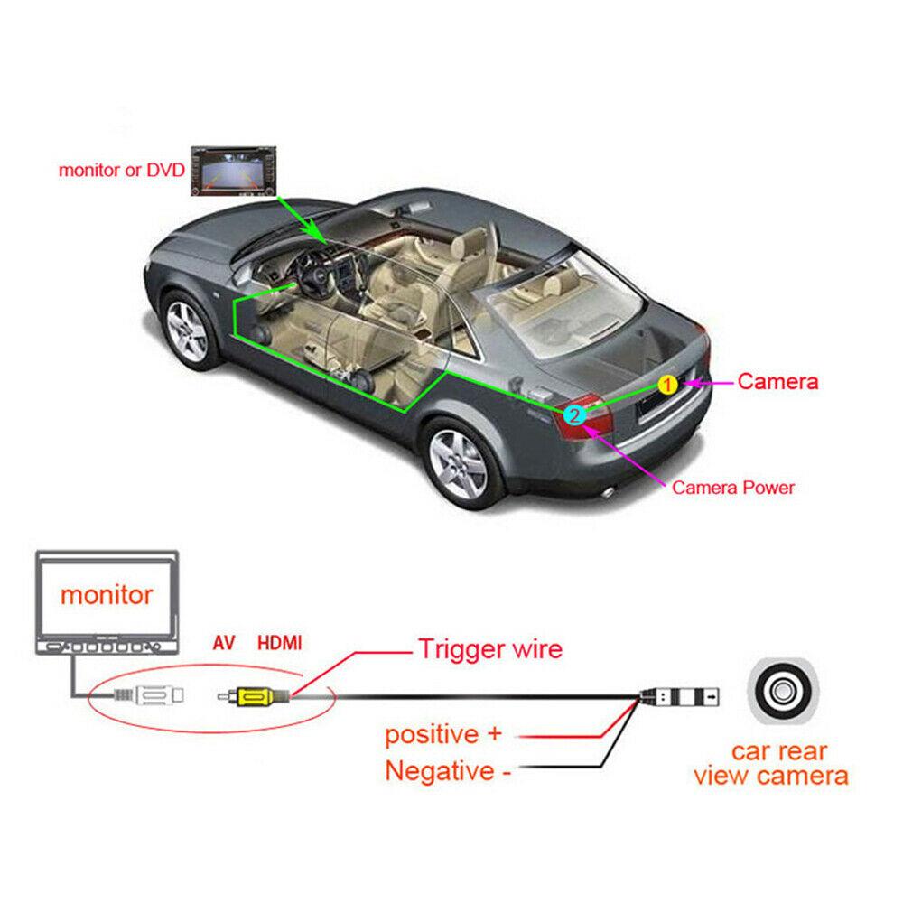 HD 170° Automobiles Night Vision Auto Car Parking Cam Reverse Camera Rear View Vehicle Camera