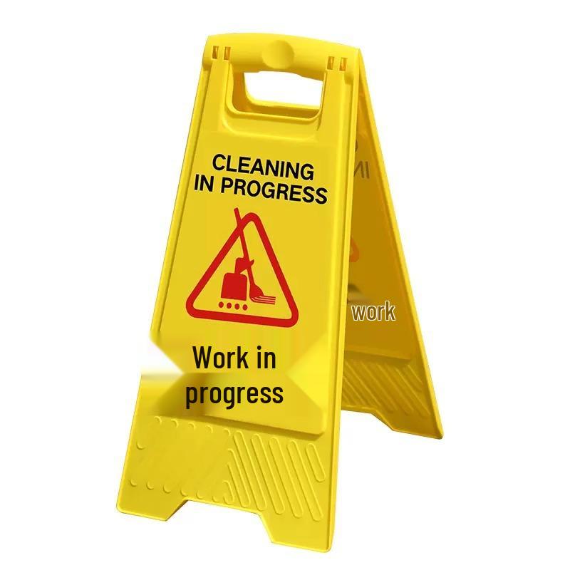 Warning A-Frame Sign: Slippery Floor, Wet Floor, Do Not Park, Under Repair