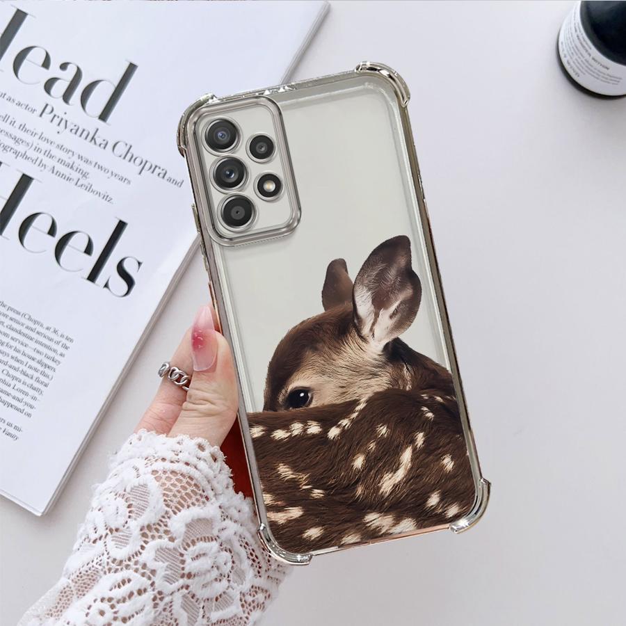 

Vintage Brown Deer Design Phone Cover Case for Samsung Galaxy A52 A17 A15 A21s A35 A36 A33 A13 A25 A16 A24 A26 Galaxy A16