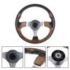 320mm Marine Boat Steering Wheel Fits 3/4' 19mm Tapered Shaft 3 Spoke Steering Wheel for Marine Yacht Pontoon Speedboat Cruiser