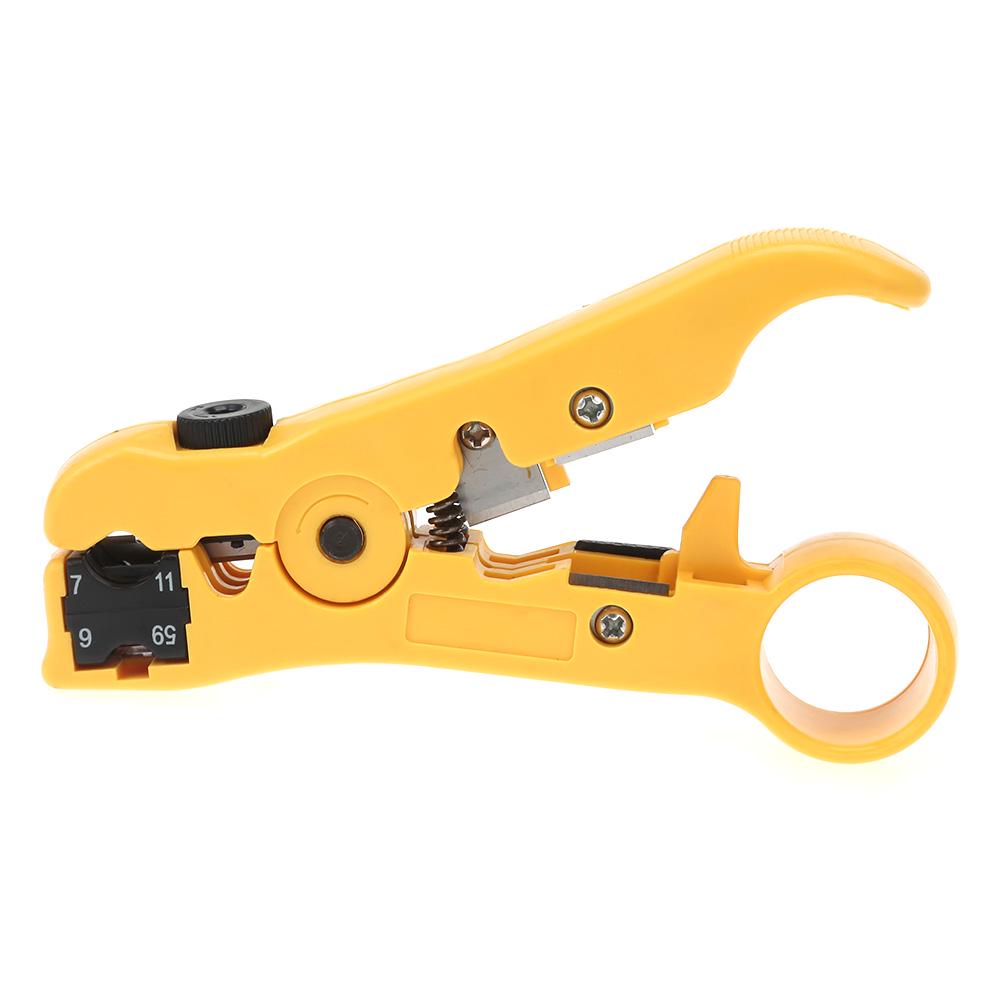 Cable Stripper For RG59 Coaxial Wire Coax Stripping Tool Universal Network Wire