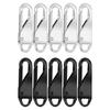 10 Pcs/lot Slider Puller Instant Zipper Repair Bag Replacement Bad Buckle Travel Bag Suitcase Metal Head DIY Sewing Craft