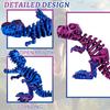 3D Printed Tyrannosaurus Rex Dinosaur Model W/ Movable Joints, Poseable Tail & Limbs, Realistic Desk Decor, Gift For Dino Lovers