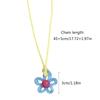 Floral Necklace Adjustable Strap Hollow Flower Charm Clavicle Chain Personalized Flower Chocker Necklace Jewelry