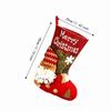 Santa Claus Xmas Tree Hanging Decoration Large Capacity Candy Bag Christmas Stockings  New Year
