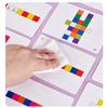 Magic Cube Puzzle Building Blocks Kindergarten Educational Color Recognition DIY Building Blocks Toys Gifts with Changing Colors