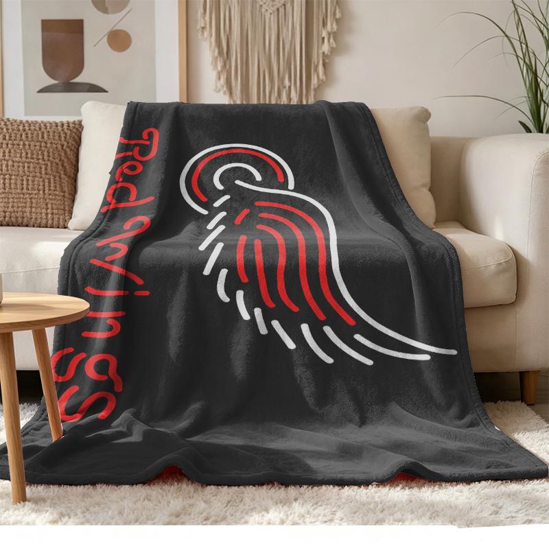 Detroit Red Wings Soft and comfortable flannel Suitable for sofas living rooms outdoor camping travel and also makes a great anniversary gif