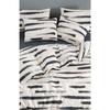 Parure de lit - 1 housse de couette 220 x 240 cm + 2 taies d'oreiller 60 x 60 cm - 65% coton, 35% polyester - Blanc
