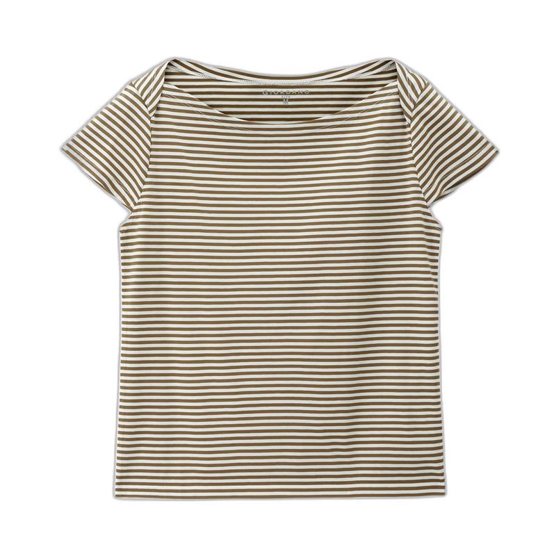 Giordano Women s Striped Knit T-Shirt XL