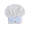 Bow Tie Dry Hair Cap Super Absorbent Quick Dry Coral Velvet Princess Shower Cap Female Thickened Dry Hair Towel Free Blow Wrapped Head Towel