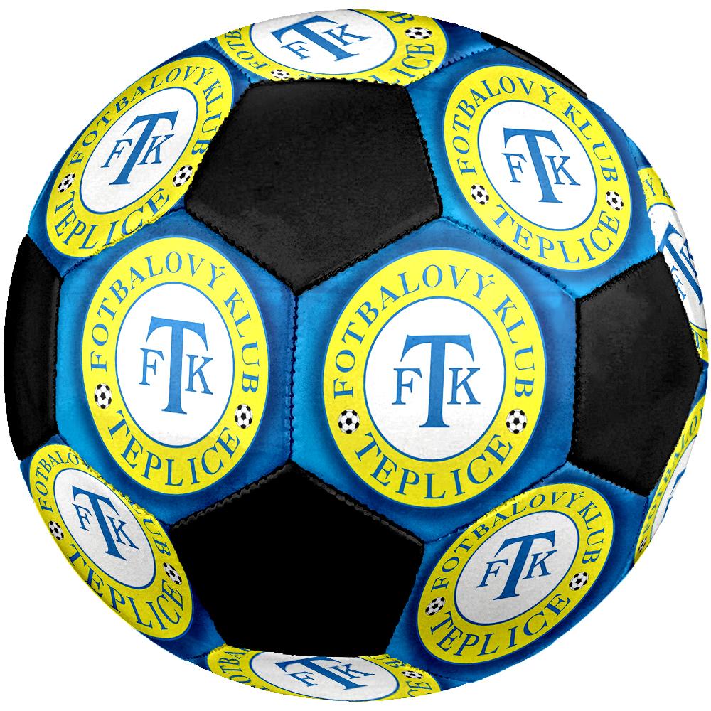 Football Club Teplice Soccer Ball, colorful, suitable for all ages, machine-stitched, PVC material, competition grade, durable and high bounce