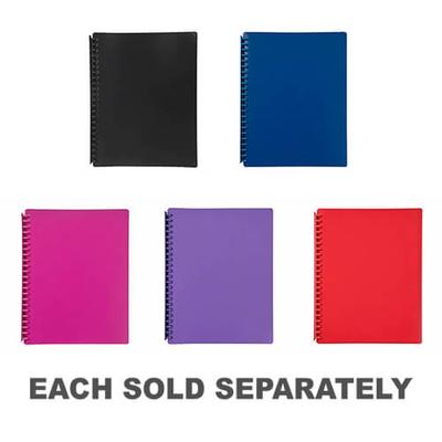 Marbig Refillable Display Book 20 Pocket (A4)