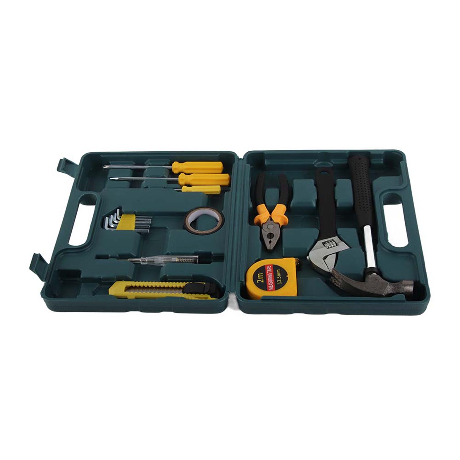 

Set Repair Tool Kit Household Maintenance Hardware Tool Set with Toolbox for Car Home Maintenance Tool Set Household Tool
