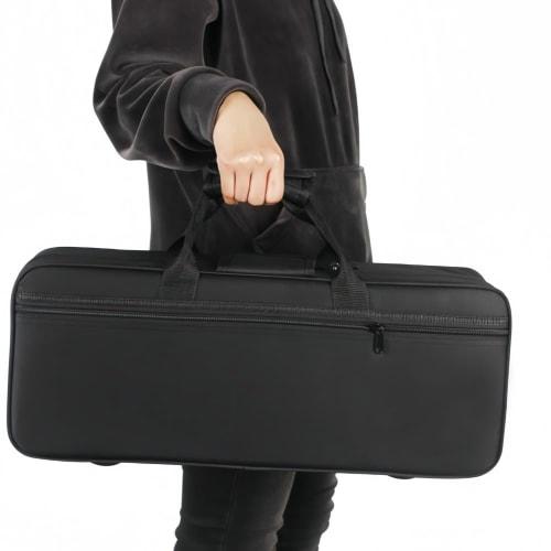 Klivex Trumpet Carrying Case, Durable Storage Box, Handbag for Orchestra, Concert, Players, Kids, and Beginners, Brass Instruments